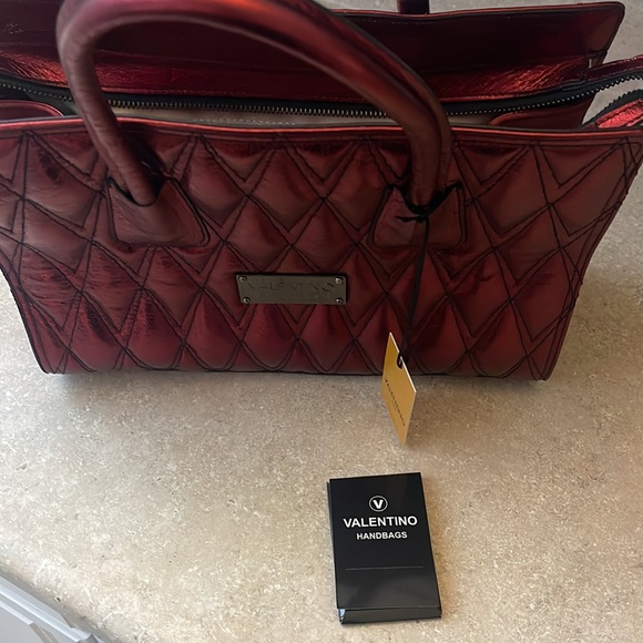 Red Limited Edition Valentino by Mario Valentino Handbag - Picture 9 of 17